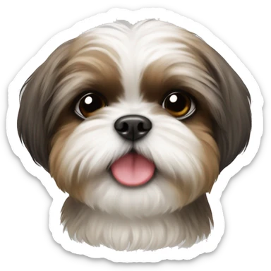 cute baby shih tzu sticker
