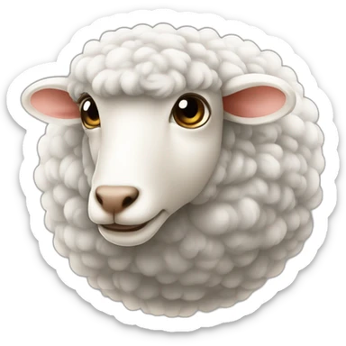 Fermière qui tond un mouton sticker