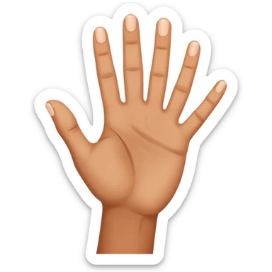 fetching hand sticker