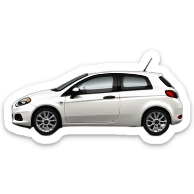 Fiat bravo 2016 branco sticker