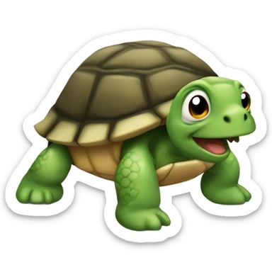 Stubborn turtle sticker