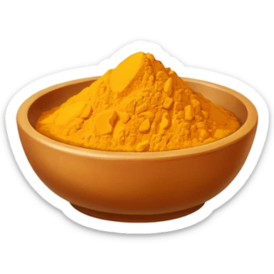 turmeric pouder sticker