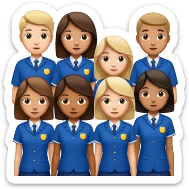 School uniforms sticker