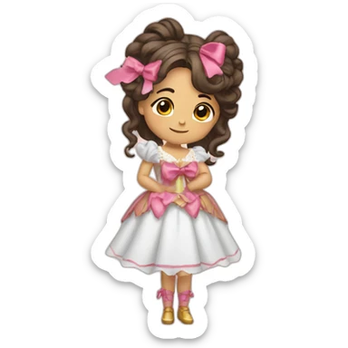 Fallera bows sticker