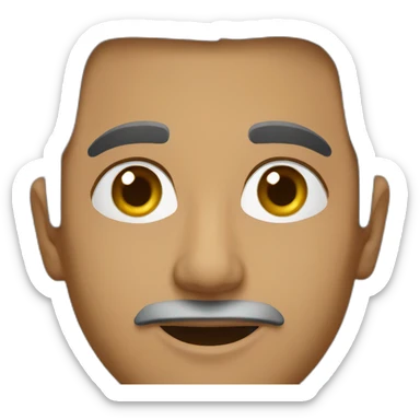 Algerian man sticker