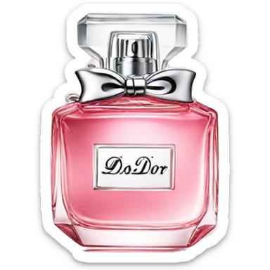 Miss dior perfume sticker