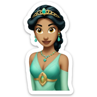 Princess jasmine sticker