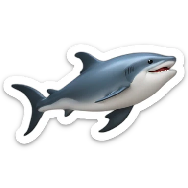 un beau dauphin sticker