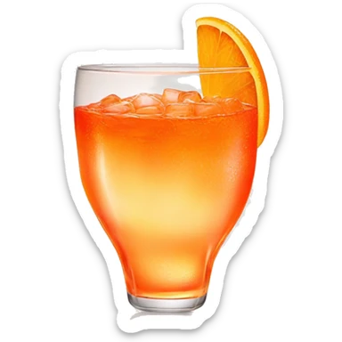 aperol spritz with orange sticker