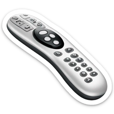 Tv remote sticker