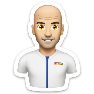 Zinedine Zidane  sticker