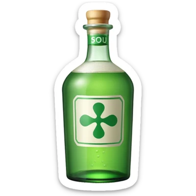korea soju sticker