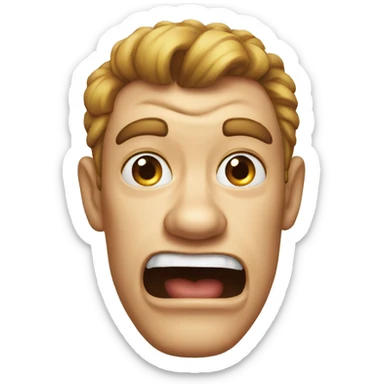 goofy samsung ahh angry emoji sticker