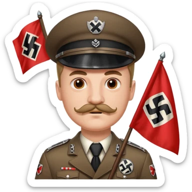 hitler swastika emoji sticker