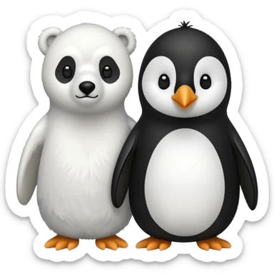 🐻+🐧 sticker