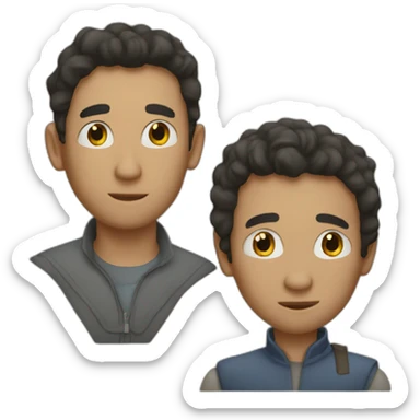 Midge and Allan sticker