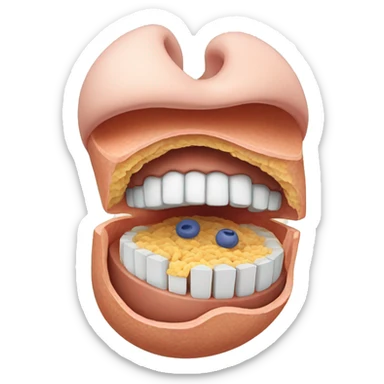 digestive system sticker