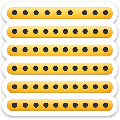 a soft timeline with repeated dots or strokes sticker