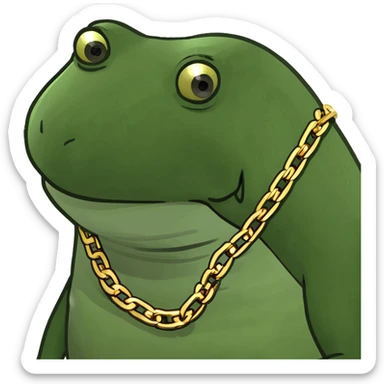 bufo like a boss sticker