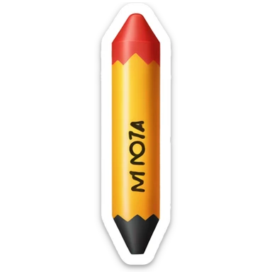 a crayon sticker
