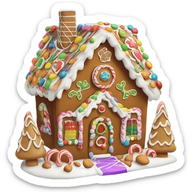 gingerbread sticker