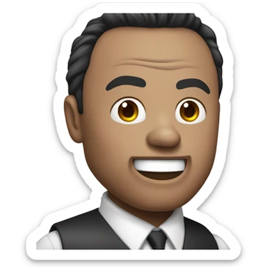 John wicks fighting Elon musk sticker