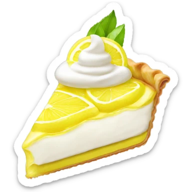 Tarte citron meringuée  sticker