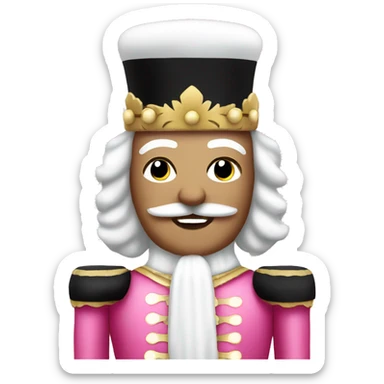 Pink nutcracker  sticker