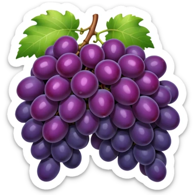dark grapes sticker