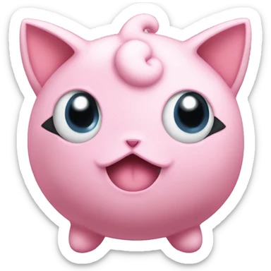 jigglypuff pokémon  sticker