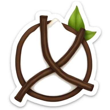 Vanilla bean sticker