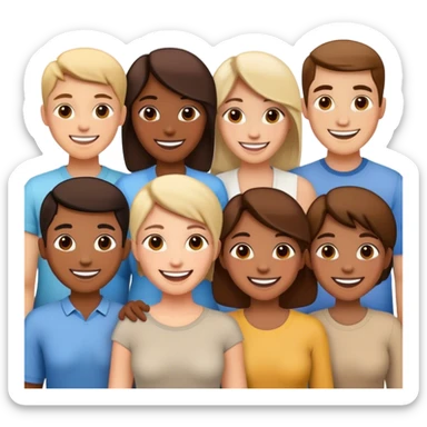 Let’s meet up sticker