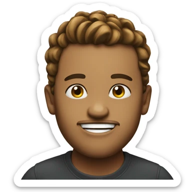 Hehehe in words sticker