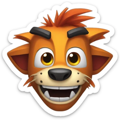 crash bandicoot sticker