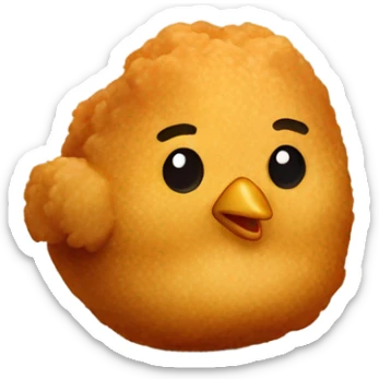 A child chicken nugget  sticker