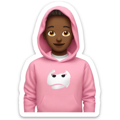 Sweatshirt pink sticker