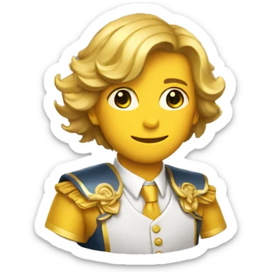 Corazon partido con lazo dorado  sticker