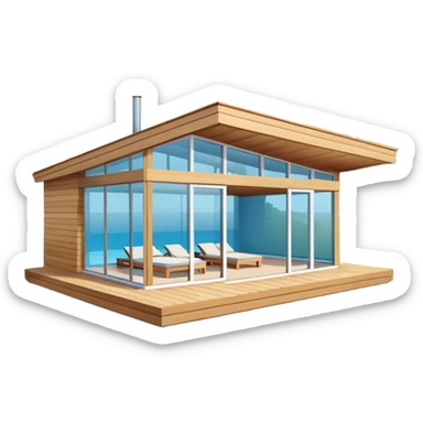 pool house sticker