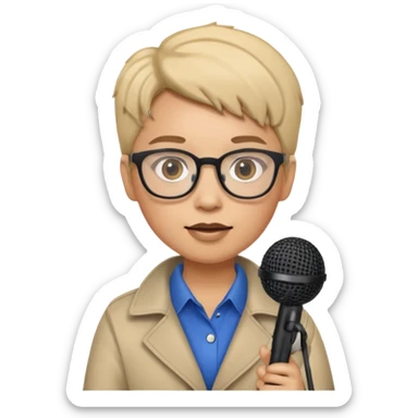 de un periodista sticker