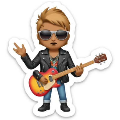 rockstar bird sticker