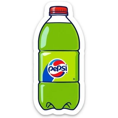 Pepsi max lime 1,5 liter sticker