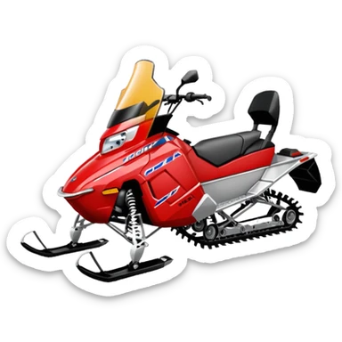 Polaris dragon switchback 2008 red sticker