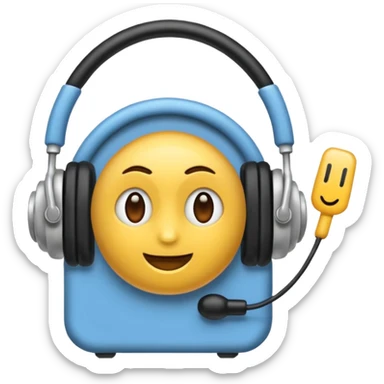 Белые наушники на них бантики в низу без девочки sticker