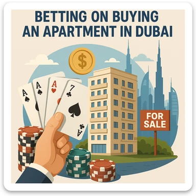 Betting on buying an apartment in Dubai sticker