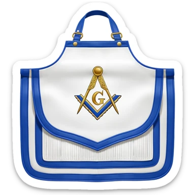 Masonic apron sticker