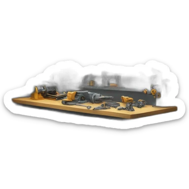 mechanical workshop sticker