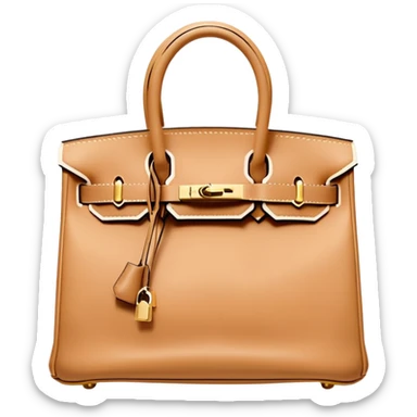 hermes birkin flesh color bag gold hardware sticker