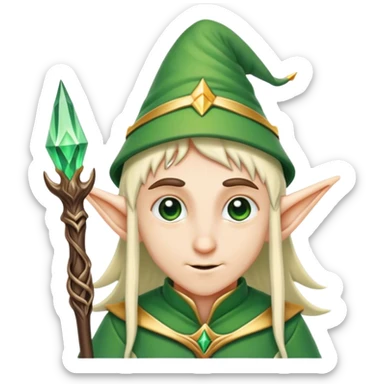 world of warcraft elf wizard sticker