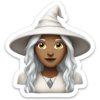 White witch sticker