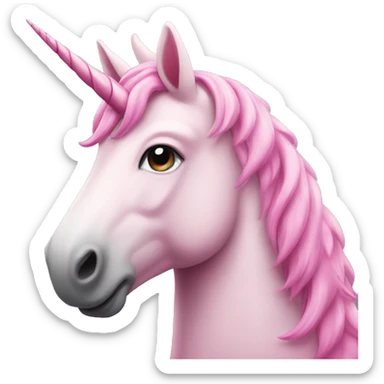 pink unicorn sticker